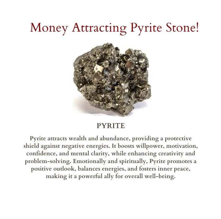 Money Magnet Pyrite Pyramid